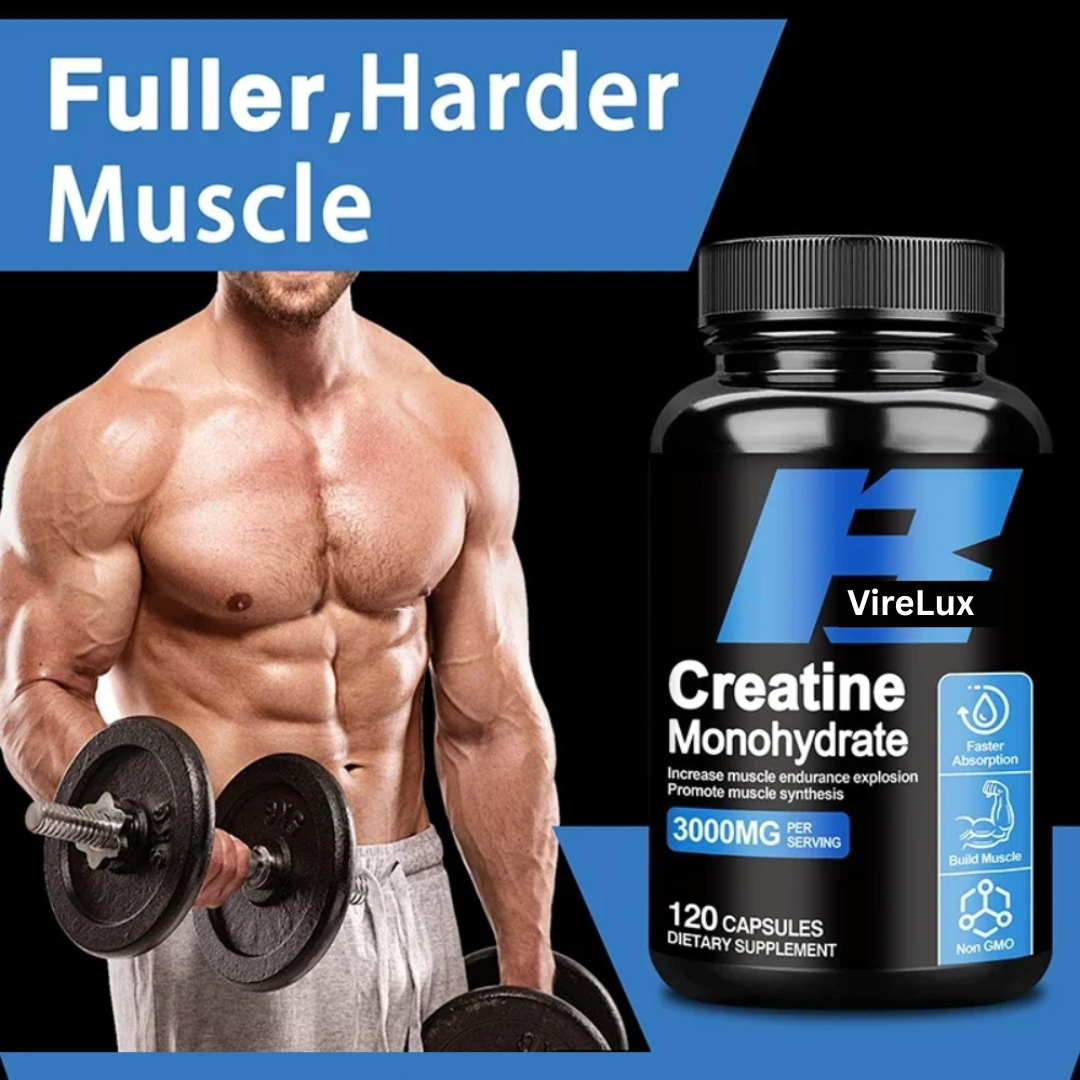 VireLux Creatine Monohydrate 120 Capsules