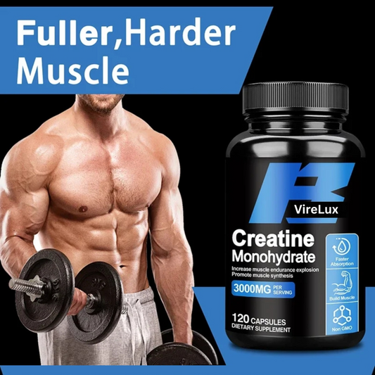 VireLux Creatine Monohydrate 120 Capsules